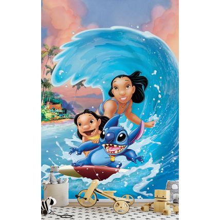 Photo Wallpaper Lilo And Stitch, Animated-Movies, Wall Mural for Kids Room Decor