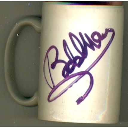 1965's LOST IN SPACE ROBOT BOB MAY rare signed ceramic coffee mug