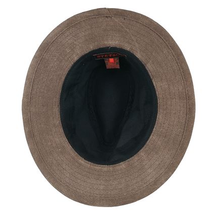 STETSON Distressed Faux Suede Outdoor Hat - Size M