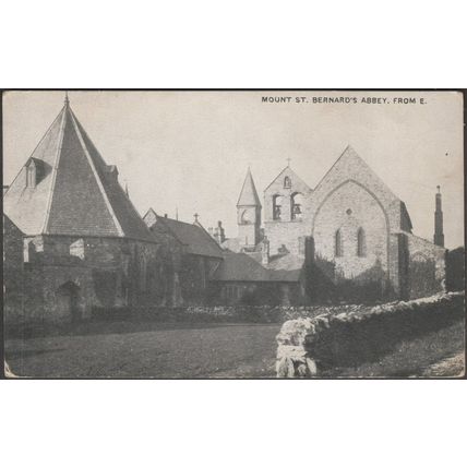 Mount St Bernard's Abbey, from East, Leicestershire, 1928 - Photochrom Postcard
