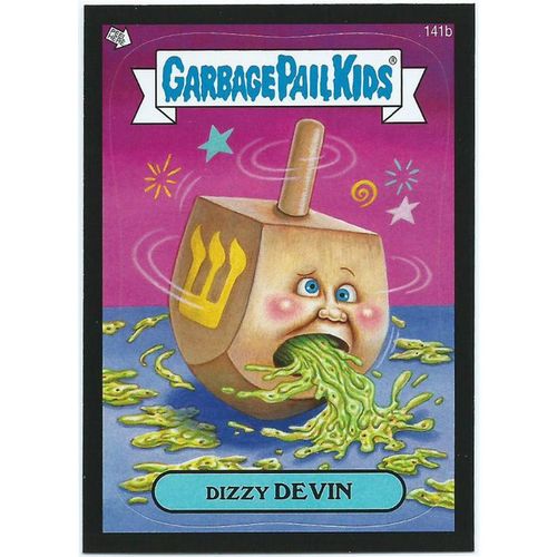 2013 Garbage Pail Kids Series 3 Black Parallel - #141b - Dizzy Devin