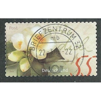GER 2003 €0.55 (S/A) 'GREETING STAMP -ROSE' FINE USED (EBID42-753)