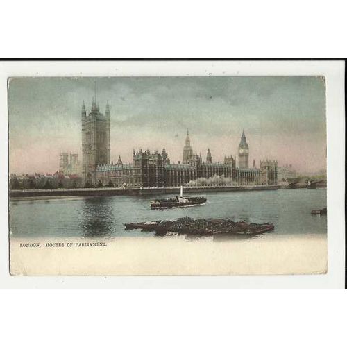 LONDON Houses Of Parliament Postcard