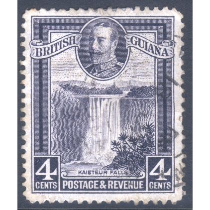 British Guiana 1934 - SG291 - 4c violet - Kaieteur Falls - used