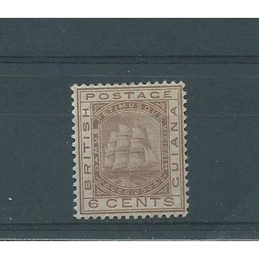 british guiana stamps sg173 hm sg 173 aged gum