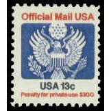 O129 13c Eagle Fine MNH G0593