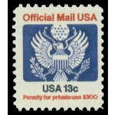 O129 13c Eagle Fine MNH G0595