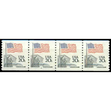 1895a 20c U.S. Flag Very Fine MNH SG PNC 8/4 G0732