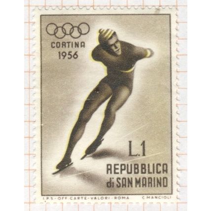 San Marino 1955 - L1 - Speed Skater - unused