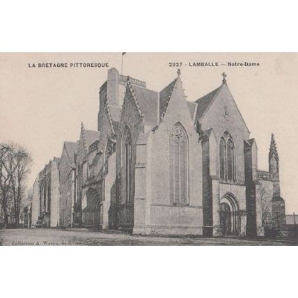 Lamballe Notre Dame Antique French Postcard