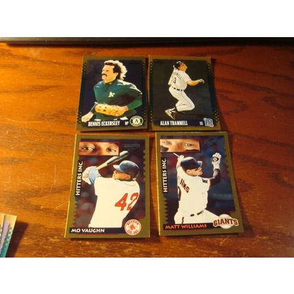 1995 Score Gold Rush Inserts, 13-Cards, ECKERSLEY/TRAMMELL, ++