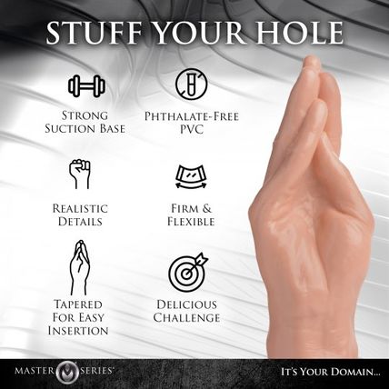 The Stuffer Fisting Hand Plug Fister Fist Huge Anal Vaginal Suction Cup Master S