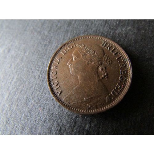 1884 QUEEN VICTORIA FARTHING. AS