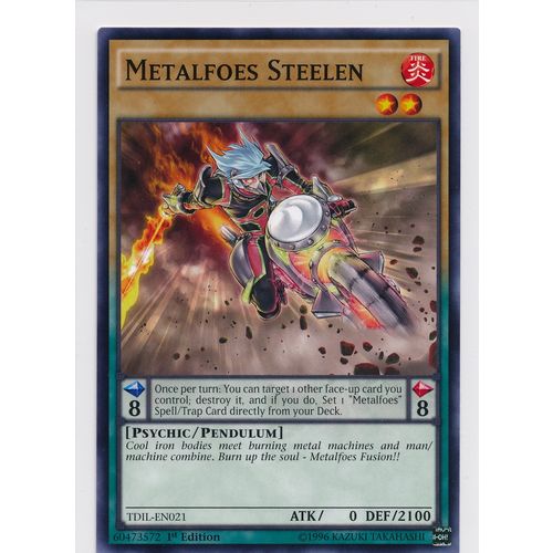 YuGiOh The Dark Illusion - TDIL-EN021 - Metalfoes Steelen - 1st Edition