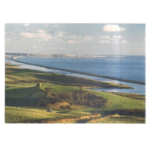 ABBOTSBURY, DORSET. used vintage postcard 1998 postmark =