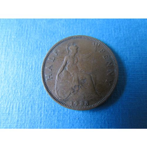 1933 GEORGE V HALFPENNY. (j) AAJ