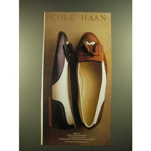 1988 Cole Haan Tyne Shoes Ad