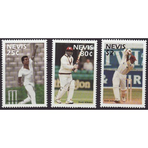 Nevis 1997 SG 1060-2 & MS1063 UMM - Sport/Cricket (E-446)
