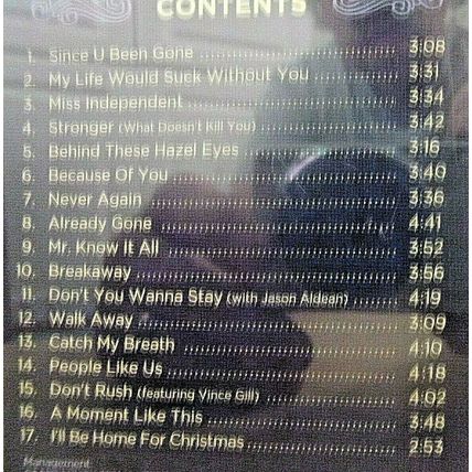 Kelly Clarkson-Greatest Hits-CD-2012-Like New