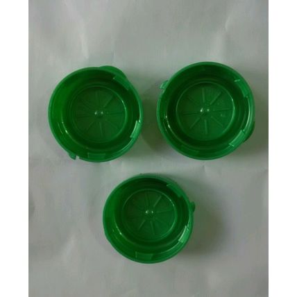 Replacement Glass Milk Bottle Lids 48mm Caps for Libbey & Stan-Pac 3, Green, NEW