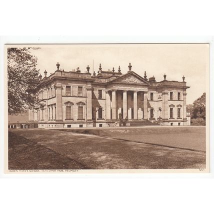 Queen Mary's School Duncombe Park Helmsley Postcard North Yorkshire