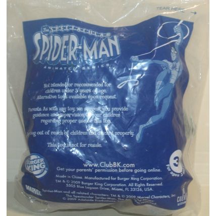 2010 Burger King The Spectacular Spider-Man Doc Ock Tentacle Swirl Mint