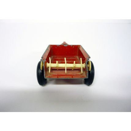 Ertl 2 Wheel Trailer Vintage 6" Red Die-Cast Metal Toy