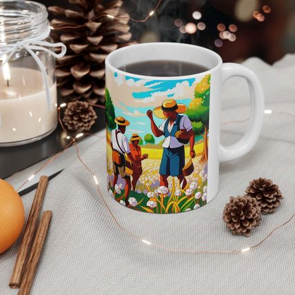 Downhome Sharecropping In the Heat of the Day #8 11oz Ceramic Coffee Mug