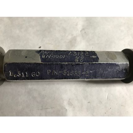 THE PIPE MACHINERY INSPECTION GAGE GO NO GO NOT GO PLUG GAGE 1.311 1.3122,ET
