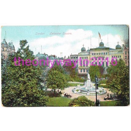Leicester Square, London, England, Postcard