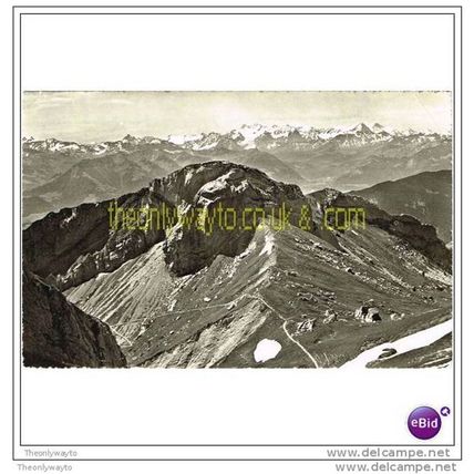 PILATUS - KULM 2132 m, SWITZERLAND, 1957, Postcard