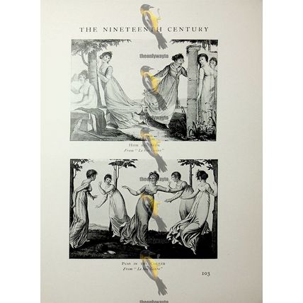 Party Games, From Le Bon Genre, Fashion Book Illustration (Print), 1909