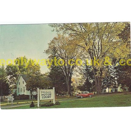 ORCHARDS MOTOR COURT, WILLIAMSTOWN, MASS, USA, Postcard