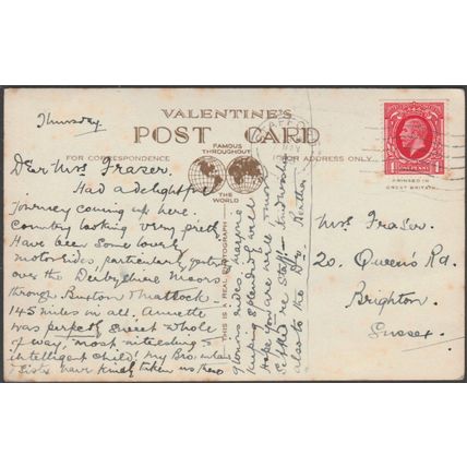 Isaak Walton Walk, Stafford, Staffordshire, 1936 - Valentine's RP Postcard