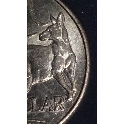 Australia 2020 $1 Mob of Roos - 2 x Die Chips (Big Roo) - Circulated