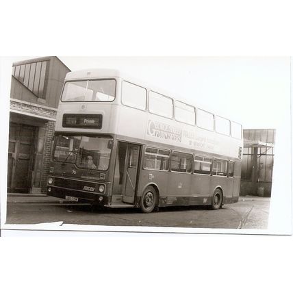 Black & White Photograph of Newport Corporation Transport - JBO 75W