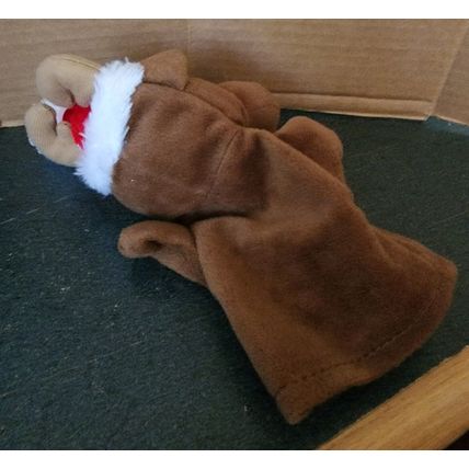 Christmas Reindeer Fabric Childs Hand Puppet