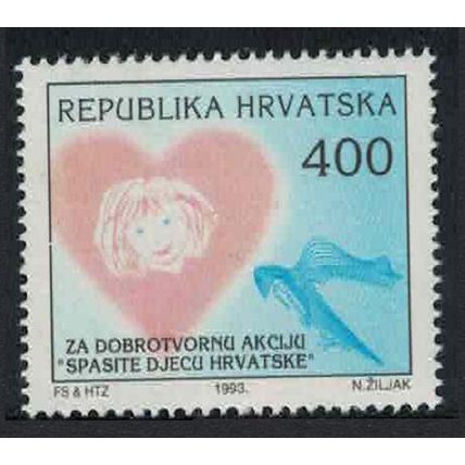 Croatia Save Croatian Children Fund 1993 MNH SG#257
