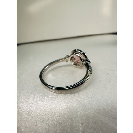 Bomb Party Sz10 Revealed BP Ring Fashion Jewelry RBP Radiant Halo Pink Rhodium P