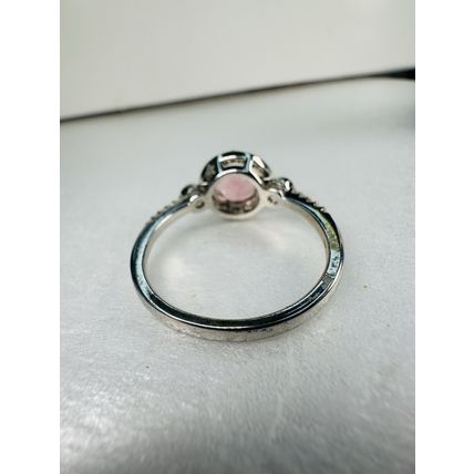 Bomb Party Sz10 Revealed BP Ring Fashion Jewelry RBP Radiant Halo Pink Rhodium P