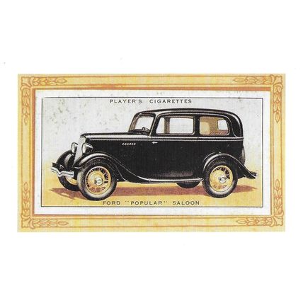 Postcard Ford Popular Saloon Motor Car Players Cigarette Card 1936 - Nostalgia