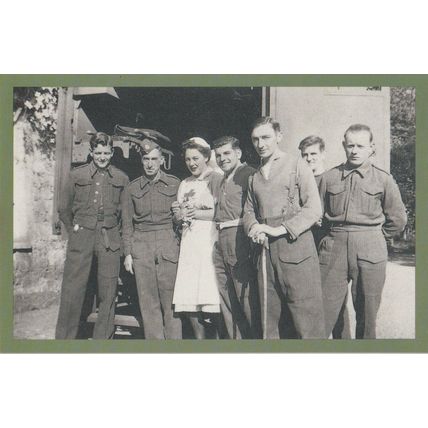 Postcard WW2 Patients Nurse Ambulance Camp Reception Station 1943 - Nostalgia