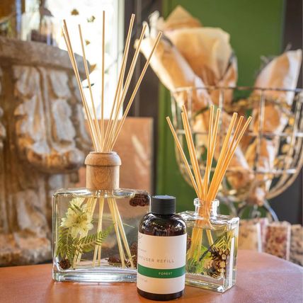 Rosy Rings Botanical Reed Diffuser Forest 13 Ounces - Lasts 6-12 Months, Aromath