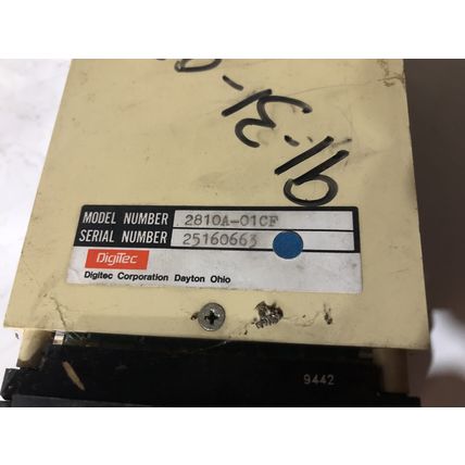 DIGITEC 2810A-01CF DIGITAL PANEL METER 2810A-O1CF,TO