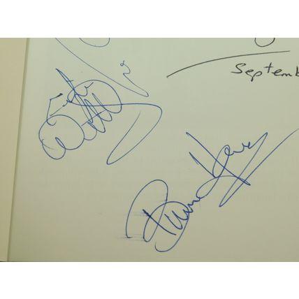 Player & Author Signed Torquay Football Club History Book To Roger Mann 1999