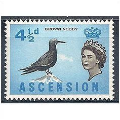 Ascension Island 1963 SG74 4 1/2d Black B Brown & NB MM