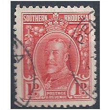 Southern Rhodesia 1931.SG16 1d Scarlet Fine Used.