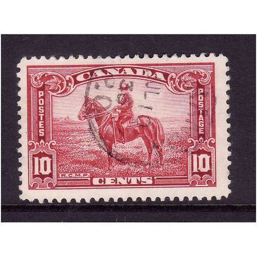 CANADA 1935 MOUNTED POLICEMAN 10c CARMINE SG 347 FINE USED #3