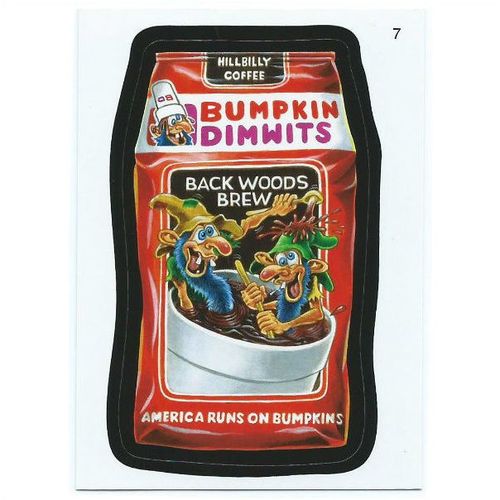 2010 Wacky Packages ANS 7 - #7 - Bumpkin Dimwits Back Woods Brew