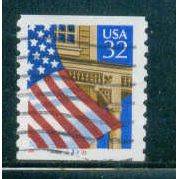 Used 2913 32c U.S. Flag Over Porch Fine CNS 33333 W0838